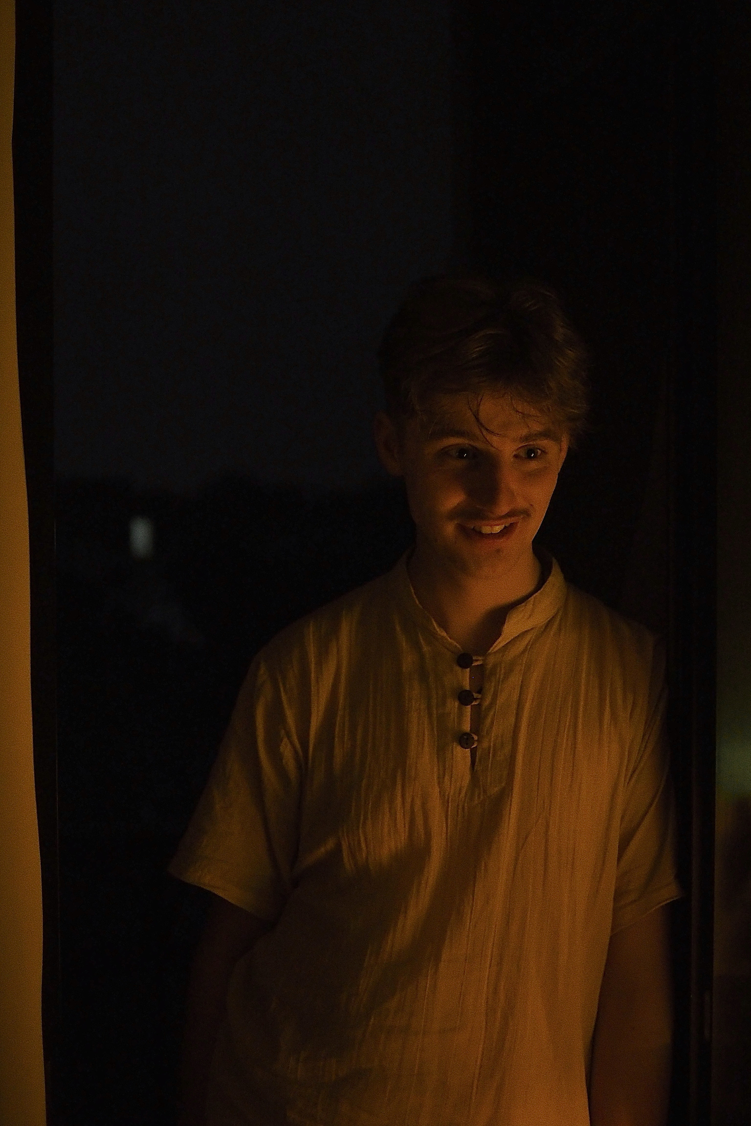 Declan Shinnick in a warm portrait